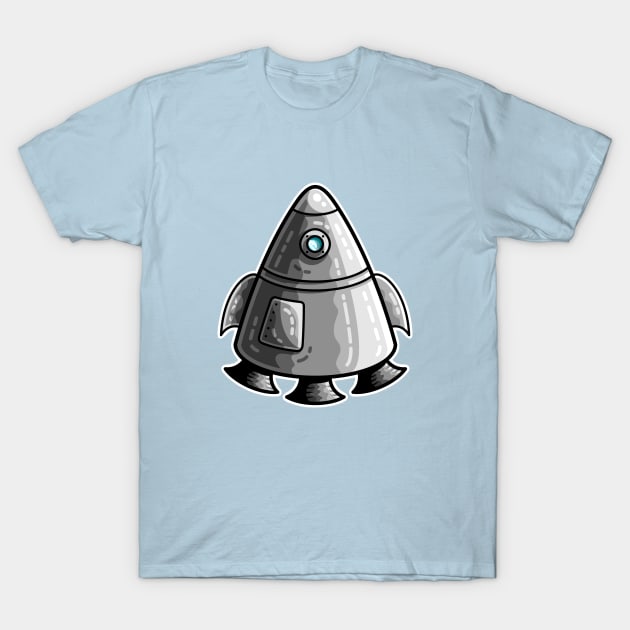 Space Capsule T-Shirt by freeves